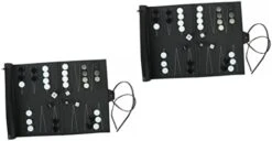 Tofficu 5 Sets Travel Backgammon Strategic Board Game Toys Educational Plaything Chess Toys For Kids Black Pu Leather Checkerboard Funny Chess Toys For Kids Small Table Chess Toys -Folkmanis Toys Shop 31h4Ti47o2L. AC