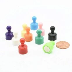 24 Magnetic Push Pin Miniature Game Piece Pawn Magnets, Useful For Fun Fridge, Cabinets, Office, Map Magnets, Kitchen Magnets, Whiteboard Magnets, Photo Magnets, Colorful Magnets And More (Black) 12 24 Magnetic Push Pin Miniature Game Piece Pawn Magnets, Useful For Fun Fridge, Cabinets, Office, Map Magnets, Kitchen Magnets, Whiteboard Magnets, Photo Magnets, Colorful Magnets And More (Black) -Folkmanis Toys Shop 31hRc7oDDcL