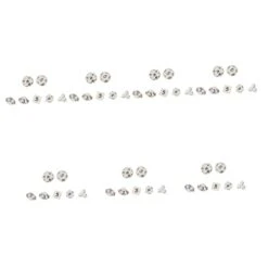 OSALADI 49 Pcs Luminous Dice Role Playing Dice Suit For Kids Couples Toy Standard Game Dice Game Playing Dice Party Dice Mini Dice Game Props Small Dice Prop Mini Luminous Dice Acrylic LED