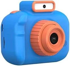 Leutsin Upgrade Kids Selfie Camera,Digital Camera For Kids Toy Gift, 4800 W Front And Rear 1080P HD Children's Digital Camera, Video And Games, With Flashlight, 800mah Battery (Purple) -Folkmanis Toys Shop 31ieYa8O ZL. AC