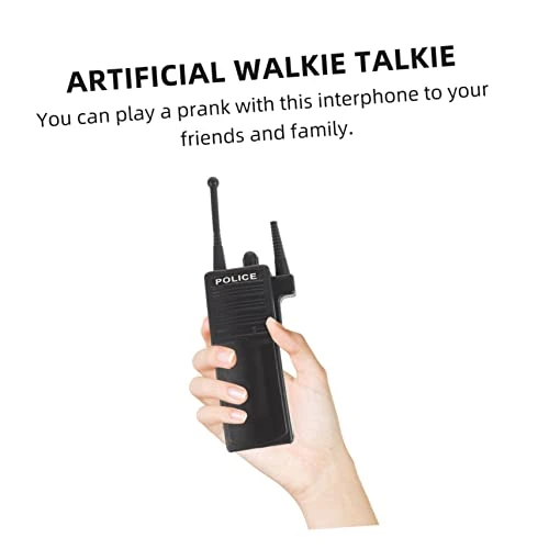 Fake Police Interphone 2 Sets 2pcs Simulation Walkie-talkie Boys Toys Kids Playset Boy Gifts Childrens Talky Toys Two- Way Radio Toys Halloween Supply Trick Props Wireless Toddler 6 Fake Police Interphone 2 Sets 2pcs Simulation Walkie-talkie Boys Toys Kids Playset Boy Gifts Childrens Talky Toys Two- Way Radio Toys Halloween Supply Trick Props Wireless Toddler - Image 4