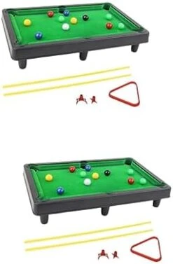 SAFIGLE 2 Sets Kids Travel Toys Mini Pool Table Toys For Travel Table Top Pool Table Top Pool Table Set Small Pool Table Mini Billiards Mini Tabletop Pool Set Billiards Game Set Game Table -Folkmanis Toys Shop 31jGZvTFmkL. AC