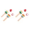 Toyvian Wooden Toys Wooden Toys Vintage Toys Puzzle Toys 4 Pcs Wood Catch Mini Wood Catch Catching Cup And Wooden Flip Paddle Game Game Vintage Vintage Toys Puzzle Toys Wood Toys Wood Toys -Folkmanis Toys Shop 31k8kmb24TL