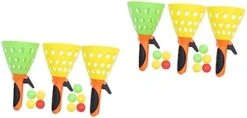 Ibasenice 6 Pairs Bouncing Ball Floating Ball Toy Outdoor Set Toys For Outside Novelty Balls Toys Ball Catcher Toy Catch Ball Game Set Click Toss Ball Game Catch Game With Ball Toy Toss Ball -Folkmanis Toys Shop 31kDS85IKiL. AC