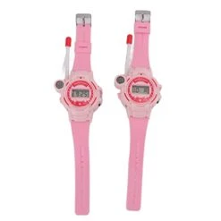 Kids Walky Talky Watch, 2Pack Walkie Talkies Toy Noise Reduction Long Distance Transmission 25.5cm Length For Outdoor Play(Pink) -Folkmanis Toys Shop 31kZT6zBnvL 1