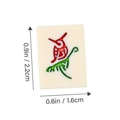 Toyvian 1 Set Set Gift Set Mini Toy Travel Set Traditional Chinese Mahjong Travel Mahjong Set Portable Mahjong Game Melamine Mahjong Sets Chinese Mahjong Game Interesting Mahjong Kit Props -Folkmanis Toys Shop 31kcj1KaUEL