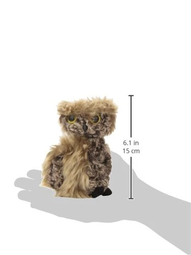 Folkmanis Screech Owl Puppet With Turning Head 4 Folkmanis Screech Owl Puppet With Turning Head - Image 2