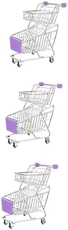 Tofficu 3pcs Mini Shopping Cart Mini Dollhouse Dolls Accessories Plastic Wagon Metal Shopping Cart For Small Supermarket Cart Miniature Supermarket Cart Storage Trolley Shelf 12 Tofficu 3pcs Mini Shopping Cart Mini Dollhouse Dolls Accessories Plastic Wagon Metal Shopping Cart For Small Supermarket Cart Miniature Supermarket Cart Storage Trolley Shelf - Image 10