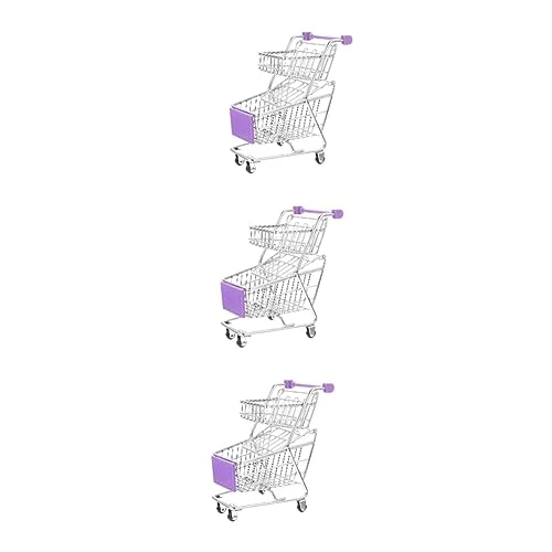 Tofficu 3pcs Mini Shopping Cart Mini Dollhouse Dolls Accessories Plastic Wagon Metal Shopping Cart For Small Supermarket Cart Miniature Supermarket Cart Storage Trolley Shelf 3 Tofficu 3pcs Mini Shopping Cart Mini Dollhouse Dolls Accessories Plastic Wagon Metal Shopping Cart For Small Supermarket Cart Miniature Supermarket Cart Storage Trolley Shelf