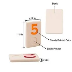 Smilejoy Rummy Large Numbers Edition,Original Rummy Tile Game,Rummy Cube Game With Carton, Rummy Royal Board Game Rummy Tiles In Paper Box 106, Tiles -Folkmanis Toys Shop 31lgQOzwBUL