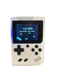 GENERIC Retro Handheld Game Console, Portable Video Game Console For Children With 400 Classical FC Games 3.0-Inch Screen 1020mAh Rechargeable Battery Support For TV Connection And Two Players (White) 8 GENERIC Retro Handheld Game Console, Portable Video Game Console For Children With 400 Classical FC Games 3.0-Inch Screen 1020mAh Rechargeable Battery Support For TV Connection And Two Players (White) -Folkmanis Toys Shop 31mwLvnCHXL