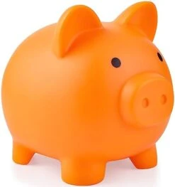 Piggy Bank, Unbreakable Plastic Money Bank, Coin Bank For Girls And Boys, Medium Size Piggy Banks, Practical Gifts For Birthday, Christmas, Baby Shower (Flesh-Colour) -Folkmanis Toys Shop 31oTjlunIcL. AC