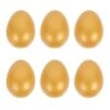 NUOBESTY Stuffed Toys 6PCS Easter Wooden Fake Egg Golden Chicken Egg Artificial Egg For Kids Toy DIY Painting Home Decor Egg Hunting Game Party Favors Craft Toys -Folkmanis Toys Shop 31oirzQ7ozL
