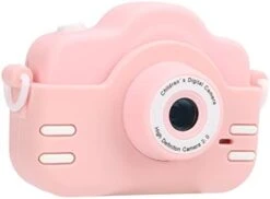 Vbestlife Kids Mini Camera, 2 Inch Screen 2MP High Definition Cartoon Digital Video Camera Toy Recorder, Built In Puzzle Games, Support MP3 Music, For Children(Pink) -Folkmanis Toys Shop 31rLvrLdZEL. AC