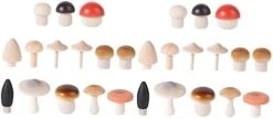 Ibasenice 2 Sets Simulation Mushroom Game Blank Ornaments Miniature Toys Woodsy Decor Toadstools Toy Mushrooms Miniatures Mini Mushroom Toys Mushroom Statue Mushroom Room Decor Fun Mushrooms -Folkmanis Toys Shop 31s9XW o4pL. AC