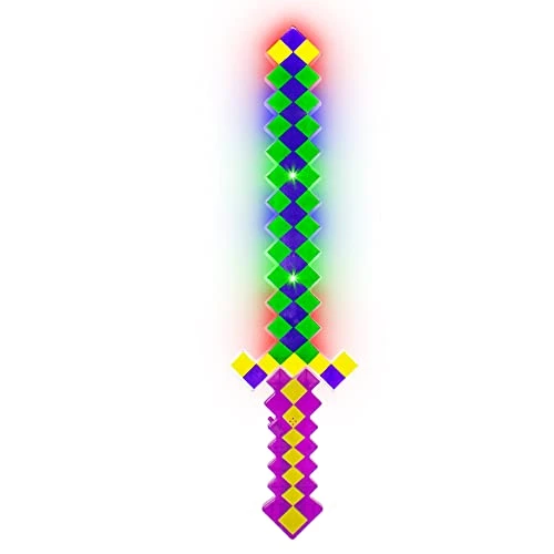Light-up Pixel Sword 8-bit Toy For Kids | 24" Inches 3 Light-up Pixel Sword 8-bit Toy For Kids | 24" Inches