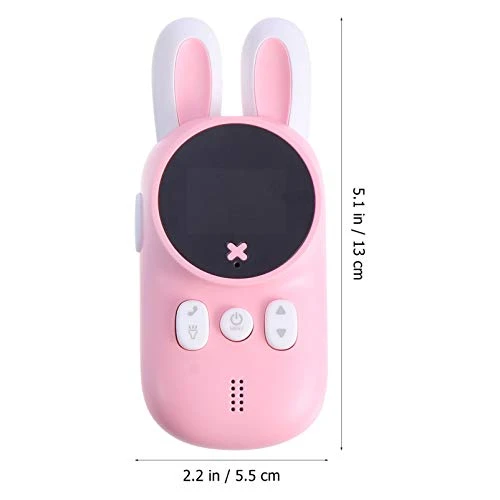 Milisten 2pcs Walkie Talkies Bunny Shaped 2 Way Radio Toy Parent- Interactive Toy For Outdoor Adventures Game, Camping, Hiking 4 Milisten 2pcs Walkie Talkies Bunny Shaped 2 Way Radio Toy Parent- Interactive Toy For Outdoor Adventures Game, Camping, Hiking - Image 2