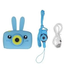 Jeanoko Children Photo Camera, Protective Case Kids Camera Built In Games Auto Focusing Portable For Fun(Blue) -Folkmanis Toys Shop 31uJk2MRP3L