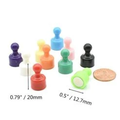 24 Magnetic Push Pins Miniature Game Piece Pawn Magnet Useful For Fridge, Office, Map Magnets, Kitchen Magnets, Whiteboard Magnets, Photo Magnets, Fun Colorful Classroom Magnets Pawn Style (Red-24pcs) 11 24 Magnetic Push Pins Miniature Game Piece Pawn Magnet Useful For Fridge, Office, Map Magnets, Kitchen Magnets, Whiteboard Magnets, Photo Magnets, Fun Colorful Classroom Magnets Pawn Style (Red-24pcs) -Folkmanis Toys Shop 31ueqqUuHyL
