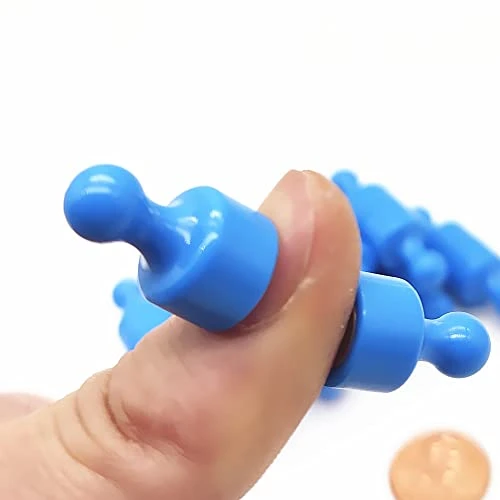 24 Magnetic Push Pins Miniature Game Piece Pawn Magnet Useful For Fridge, Office, Map Magnets, Kitchen, Whiteboard Magnets, Photo Magnets, Fun Colorful Classroom Magnets 5 24 Magnetic Push Pins Miniature Game Piece Pawn Magnet Useful For Fridge, Office, Map Magnets, Kitchen, Whiteboard Magnets, Photo Magnets, Fun Colorful Classroom Magnets - Image 3