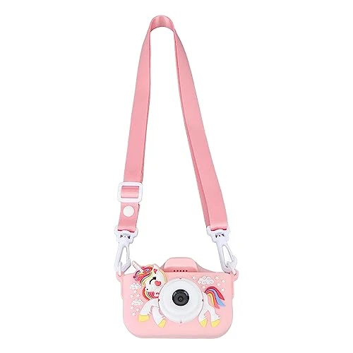 Kids Video Camera, Video Camera Toy Video Recording Automatci Shutdown 2.0in IPS Screen 8X Focusing Selfie Rechargeable Fun Playing For 3-12 Years Old (Pink) 7 Kids Video Camera, Video Camera Toy Video Recording Automatci Shutdown 2.0in IPS Screen 8X Focusing Selfie Rechargeable Fun Playing For 3-12 Years Old (Pink) - Image 5