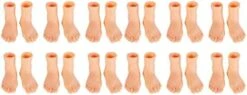 Operitacx 18 Pairs Funny Puppets Kids Educational Tiny Halloween Rubber Fake Performance Feet Left Little Games For Supplies Novelty Interactive Shoes Show Fun Party Of Adults Right -Folkmanis Toys Shop 31xfD1YJ7eL. AC