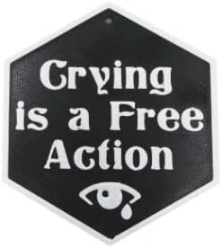 DND Crying Is A Free Action Fridge Magnet Token | D&D Tabletop Games Token (DND Magnet) -Folkmanis Toys Shop 31xgQiw2NLL. AC