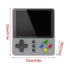 K5-Handheld Game Machine 500 In 1 Nostalgic Game Console Color Screen Retro Toy Feature Alphabet Go Fish Game (Black One Size) (Color : Black, Size : One Size) 10 K5-Handheld Game Machine 500 In 1 Nostalgic Game Console Color Screen Retro Toy Feature Alphabet Go Fish Game (Black One Size) (Color : Black, Size : One Size) -Folkmanis Toys Shop 31yxB8EXzvL