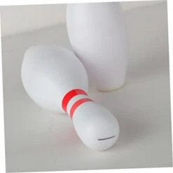 Outer Banks Desk Topper Sports Decor Kids Piggy Bank For Boys Wooden Money Jar Fake Bowling Pin Large Piggy White Coin Box Storage Box Game Set Counter Gift Child Coins For Kids -Folkmanis Toys Shop 31zQj4qWlaL