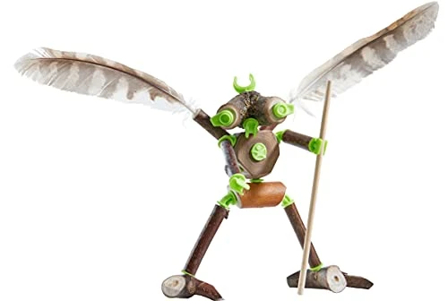 HABA Terra Kids Connectors Backyard Craft Kit Figures - 66 Piece Set With Plastic Connecrtors, Cork & Hand Drill - Add Wood From Nature - Ages 8+ 7 HABA Terra Kids Connectors Backyard Craft Kit Figures - 66 Piece Set With Plastic Connecrtors, Cork & Hand Drill - Add Wood From Nature - Ages 8+ - Image 5