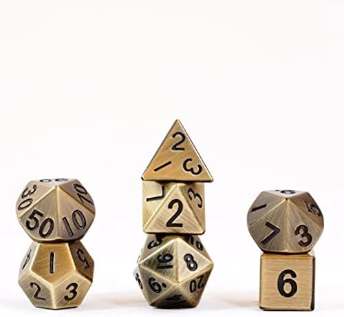 FanRoll By Metallic Dice Games 16mm Metal Polyhedral DND Dice Set: Blue, Role Playing Game Dice For Dungeons And Dragons 8 FanRoll By Metallic Dice Games 16mm Metal Polyhedral DND Dice Set: Blue, Role Playing Game Dice For Dungeons And Dragons - Image 6