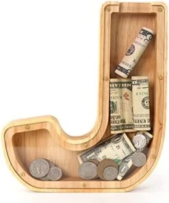 WOOD CITY Letter Piggy Bank For Adults Boys Girls Kids, Wooden 9 Inch Large Personalized Bills And Coins Bank Money Box, Customized Name DIY Creative Gift For Real-Money, Alphabet Decorations (B) 30 WOOD CITY Letter Piggy Bank For Adults Boys Girls Kids, Wooden 9 Inch Large Personalized Bills And Coins Bank Money Box, Customized Name DIY Creative Gift For Real-Money, Alphabet Decorations (B) -Folkmanis Toys Shop 41 S0MSeYwL. AC