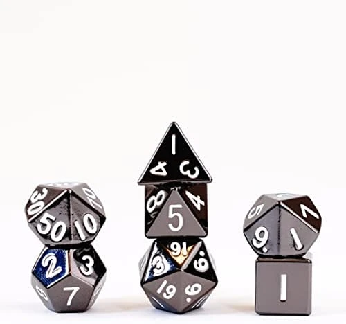 FanRoll By Metallic Dice Games 16mm Metal Polyhedral DND Dice Set: Blue, Role Playing Game Dice For Dungeons And Dragons 15 FanRoll By Metallic Dice Games 16mm Metal Polyhedral DND Dice Set: Blue, Role Playing Game Dice For Dungeons And Dragons - Image 13