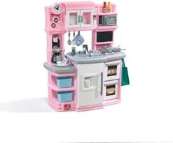 Step2 Great Gourmet Kitchen | Durable Kids Playset With Lights & Sounds | Tan Plastic Play Kitchen -Folkmanis Toys Shop 41030ts7ZmL. AC