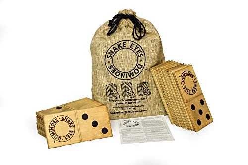 Snake Eyes Yard Dominoes - Made In USA - The Original Yard Dominoes - Free Priority Shipping 3 Snake Eyes Yard Dominoes - Made In USA - The Original Yard Dominoes - Free Priority Shipping