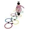 XLTTY Hopscotch Ring Game Set, Children's Carnival Hopscotch Ring Game Toy, Parent-Child Interactive Toy (Size : 28CM)