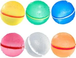 SOPPYCID Reusable Water Balloons For Kids Outdoor Toys,Quick Fill Silicone Magnetic Balloon Toys Age3+Boy Girl Pool Party Self Sealing Balls,Summer Water Fight Games Gift (6 Packs) 18 SOPPYCID Reusable Water Balloons For Kids Outdoor Toys,Quick Fill Silicone Magnetic Balloon Toys Age3+Boy Girl Pool Party Self Sealing Balls,Summer Water Fight Games Gift (6 Packs) -Folkmanis Toys Shop 410O61VaZML. AC 1