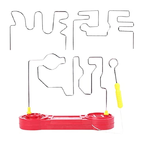 Predolo Electric Bump Maze Game Stable Buzz Wire Game Simple Using Universal Educational Science Toys Electric Shock Toy Interactive Game For Halloween, Three Levels 7 Predolo Electric Bump Maze Game Stable Buzz Wire Game Simple Using Universal Educational Science Toys Electric Shock Toy Interactive Game For Halloween, Three Levels - Image 5