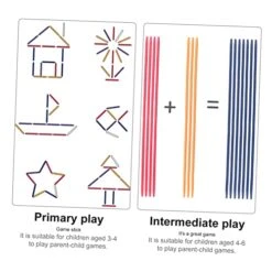 EXCEART 1 Set Color Game Stick Toy For Kids Desktop Toys Kids Wooden Toys Bamboo Picks Multi-Person Interactive Toys Educational Sticks Game The Stick Colorful Classic Parent-Child 13 EXCEART 1 Set Color Game Stick Toy For Kids Desktop Toys Kids Wooden Toys Bamboo Picks Multi-Person Interactive Toys Educational Sticks Game The Stick Colorful Classic Parent-Child -Folkmanis Toys Shop 410UfSawYOL