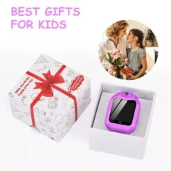 ASIUR Smart Watch For Kids, Toys For 3-8 Year Old Boys Girls Birthday Gifts Toddler Kids Watch,Touch Screen Game Children Digital Smartwatch With 8 GB SD Card (Purple) -Folkmanis Toys Shop 410X3xHWb7L