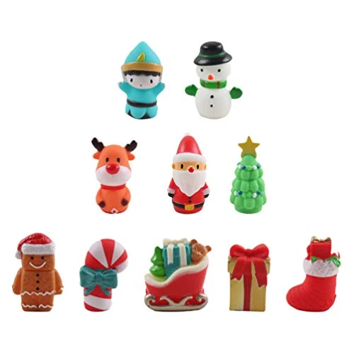 NUOBESTY Christmas Finger Puppets,Rubber Christmas Toys For Kids With Elk Santa Claus Snowman Christmas Tree,Christmas Cartoon Props Fillers For Character Party Favors 10Pcs 3 NUOBESTY Christmas Finger Puppets,Rubber Christmas Toys For Kids With Elk Santa Claus Snowman Christmas Tree,Christmas Cartoon Props Fillers For Character Party Favors 10Pcs