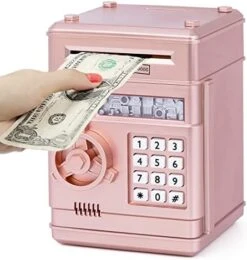 Refasy Piggy Bank Cash Coin Can ATM Bank Electronic Coin Money Bank For Kids-Hot Gift -Folkmanis Toys Shop 410ZyXSRvkL. AC