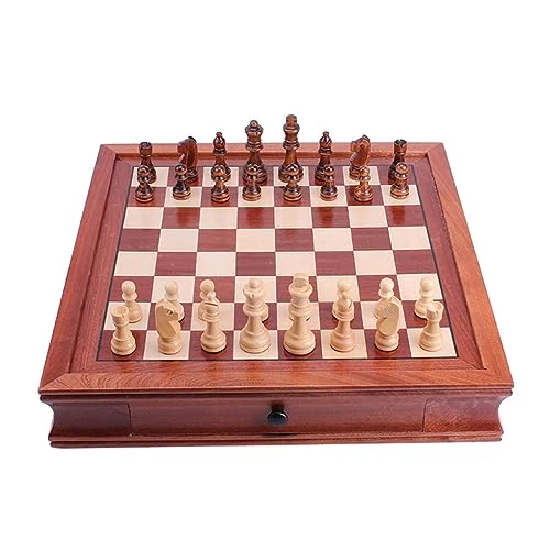Chess Classic Magnetic Chess With Personalized Storage Drawer For Kids And Adults Table Game, Educational Toy Wooden Chess Set For Gifts Portable Travel Chess 3 Chess Classic Magnetic Chess With Personalized Storage Drawer For Kids And Adults Table Game, Educational Toy Wooden Chess Set For Gifts Portable Travel Chess