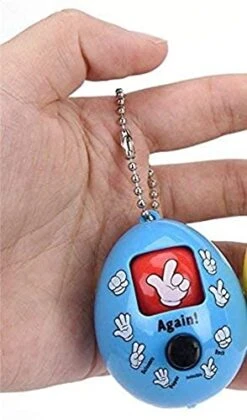 4Pcs Rock Paper Scissors Random Toy, Mini Toy Keychain With Random Rock Paper Scissors Game Accessories Props For Babies Kids Children Teens Adults Party