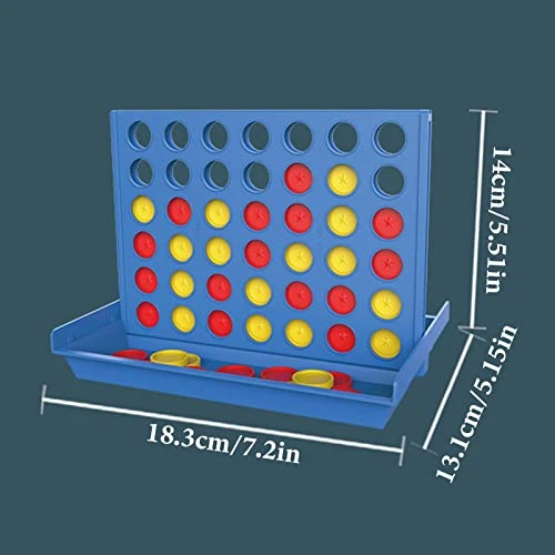 GENERIC 5 Four In A Row,Board Games Toys For Kids - Tables Game Set Travel Friendly Storage Case Toy For Family Picnic Camping Party Travel 6 GENERIC 5 Four In A Row,Board Games Toys For Kids - Tables Game Set Travel Friendly Storage Case Toy For Family Picnic Camping Party Travel - Image 4