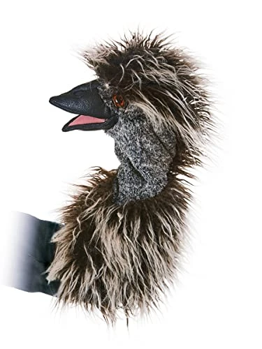 Folkmanis Emu Stage Puppet, Brown 3 Folkmanis Emu Stage Puppet, Brown