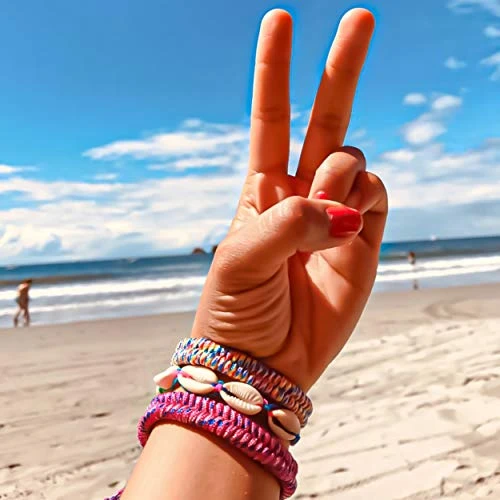 FROG SAC 6 Paracord Friendship Bracelets For Boys, Parachute Cord Braided Bracelet Set, Woven Braid String Jewelry, Easter Basket Fillers For Teens, Teenage Stocking Stuffers, Camping Party Favors 4 FROG SAC 6 Paracord Friendship Bracelets For Boys, Parachute Cord Braided Bracelet Set, Woven Braid String Jewelry, Easter Basket Fillers For Teens, Teenage Stocking Stuffers, Camping Party Favors - Image 2