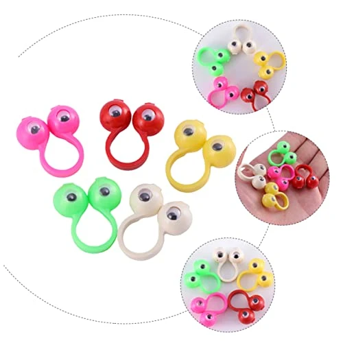 Alasum 350 Pcs Eye Ring Bulk Toys For Kids Puzzle Toy Small Toys For Kids Eyeball Ring Puppet Eye Finger Puppet Finger Game Toy Educational Toy Finger Toy Kids Toy Swing Child Filler 5 Alasum 350 Pcs Eye Ring Bulk Toys For Kids Puzzle Toy Small Toys For Kids Eyeball Ring Puppet Eye Finger Puppet Finger Game Toy Educational Toy Finger Toy Kids Toy Swing Child Filler - Image 3