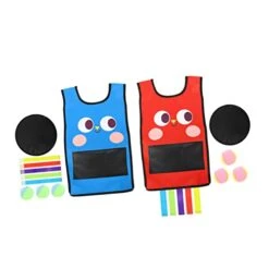 SAFIGLE 2 Sets Sticky Jersey Outdoor Kids Toys Outdoor Clothing Toy's For Kids Sticky Ball Costume Kids Sticky Ball Vest Outside Game Vests Label Training Equipment Game Props Parent-Child