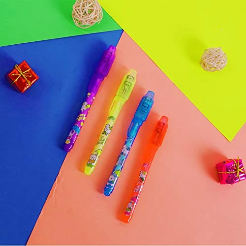 Invisible Ink Pen, Spy Pen Secret Message Writer With Uv Light Magic Marker For Drawing Fun Activity Kids Party Favors Ideas Gifts And Stock Stuffer (24pcs) 5 Invisible Ink Pen, Spy Pen Secret Message Writer With Uv Light Magic Marker For Drawing Fun Activity Kids Party Favors Ideas Gifts And Stock Stuffer (24pcs) - Image 3